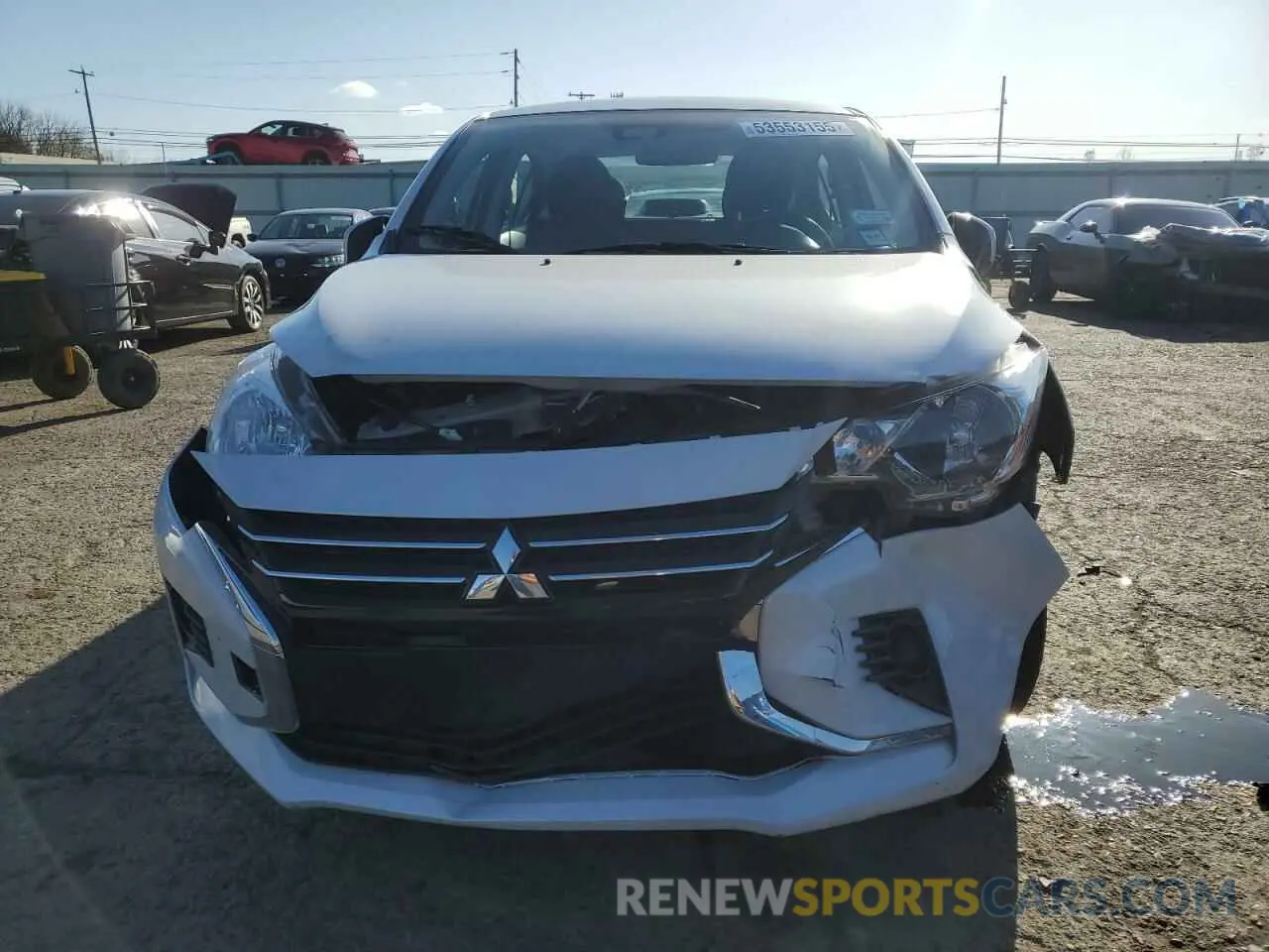 5 Photograph of a damaged car ML32FUFJ6RHF05821 MITSUBISHI MIRAGE 2024