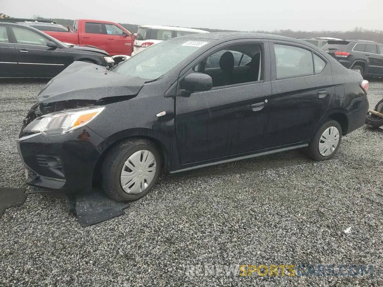 1 Photograph of a damaged car ML32FUFJ6RHF10050 MITSUBISHI MIRAGE 2024