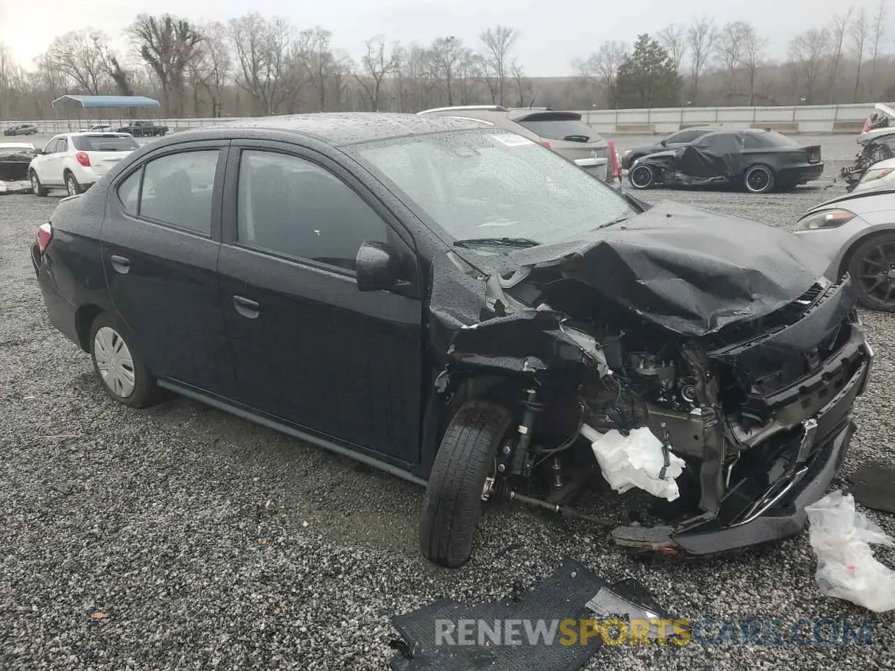 4 Photograph of a damaged car ML32FUFJ6RHF10050 MITSUBISHI MIRAGE 2024