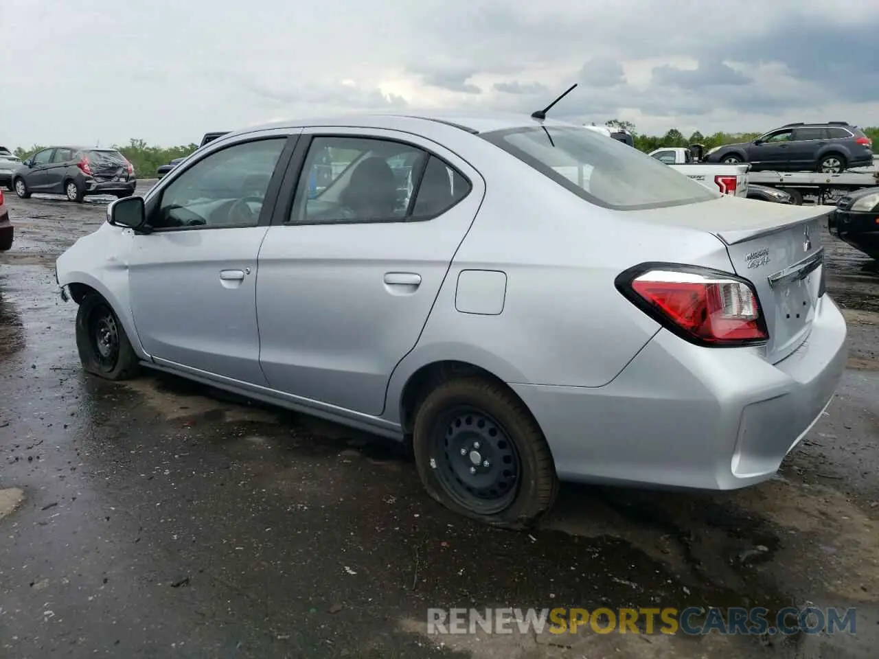 2 Photograph of a damaged car ML32FUFJ6RHF12400 MITSUBISHI MIRAGE 2024