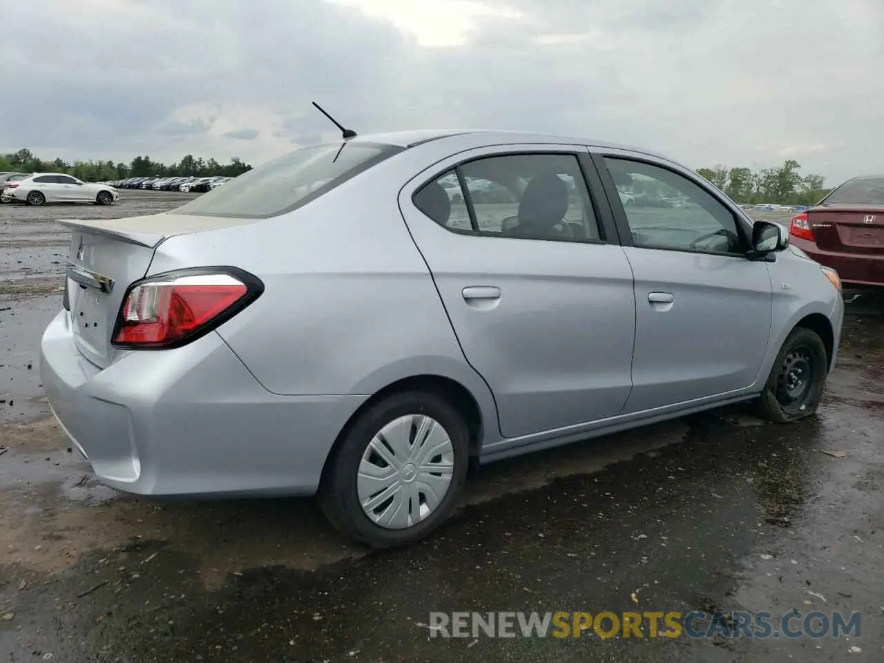 3 Photograph of a damaged car ML32FUFJ6RHF12400 MITSUBISHI MIRAGE 2024