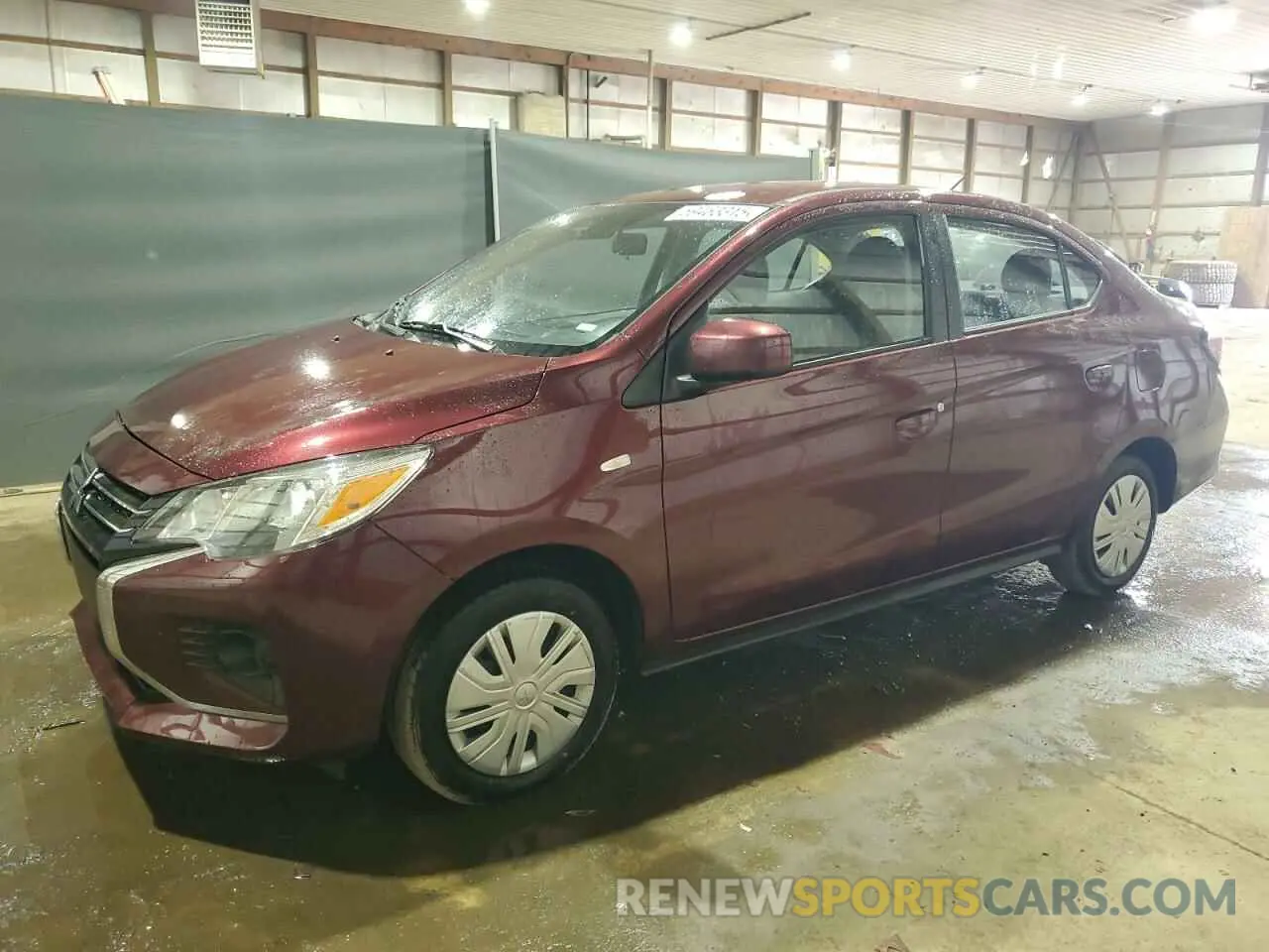 1 Photograph of a damaged car ML32FUFJ6RHF18004 MITSUBISHI MIRAGE 2024