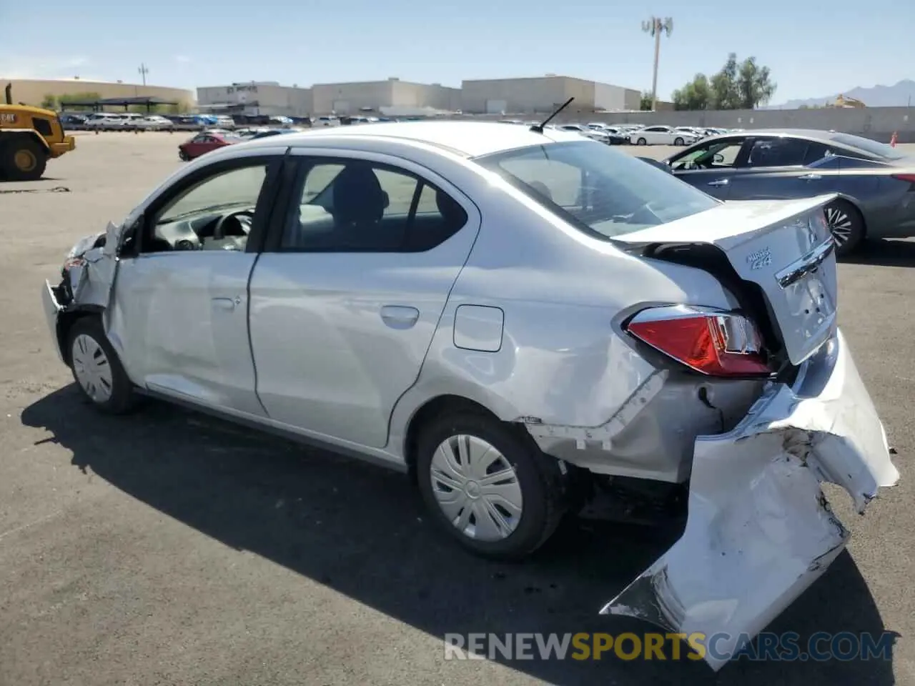 2 Photograph of a damaged car ML32FUFJ6RHF18701 MITSUBISHI MIRAGE 2024