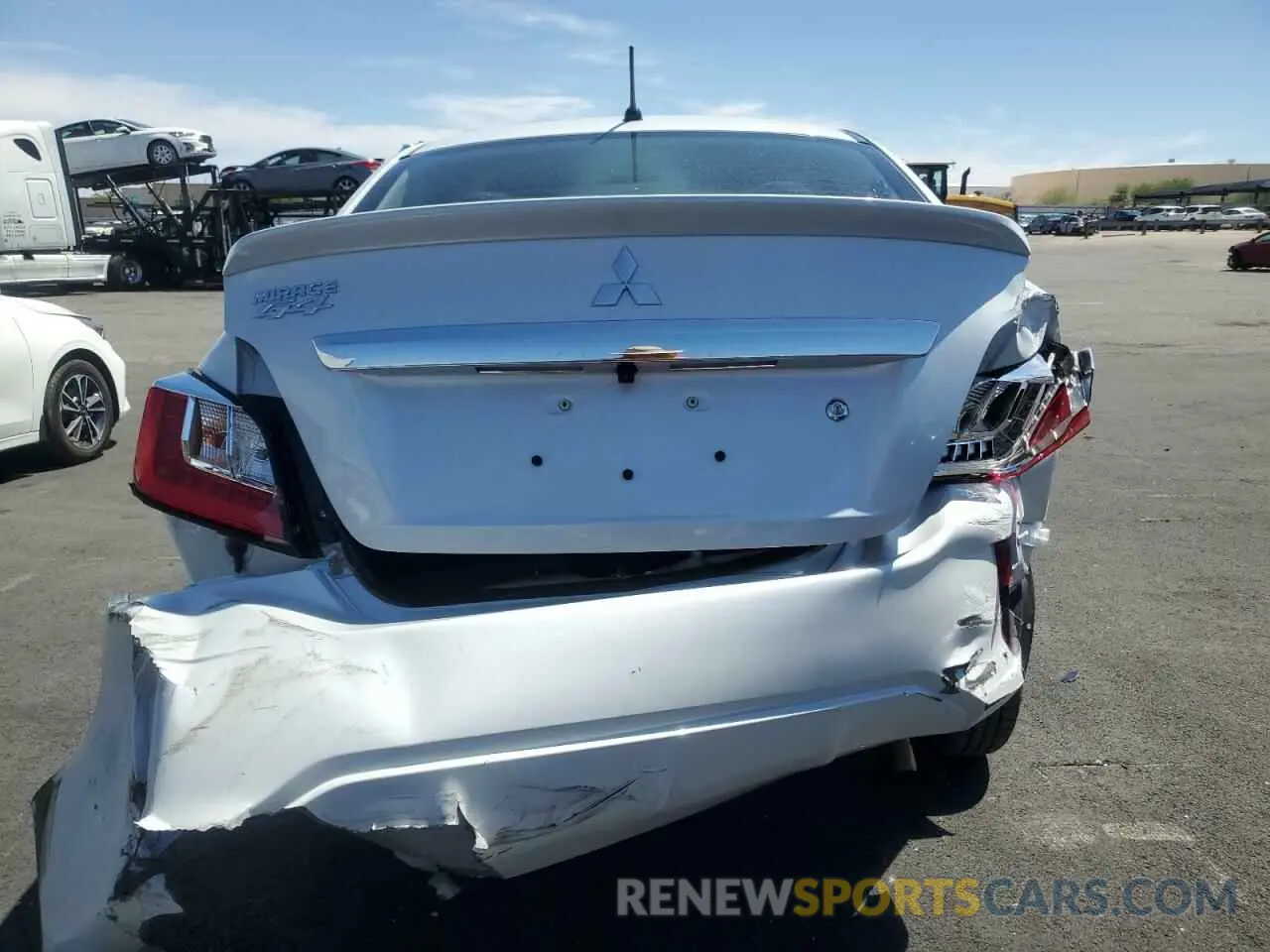 6 Photograph of a damaged car ML32FUFJ6RHF18701 MITSUBISHI MIRAGE 2024