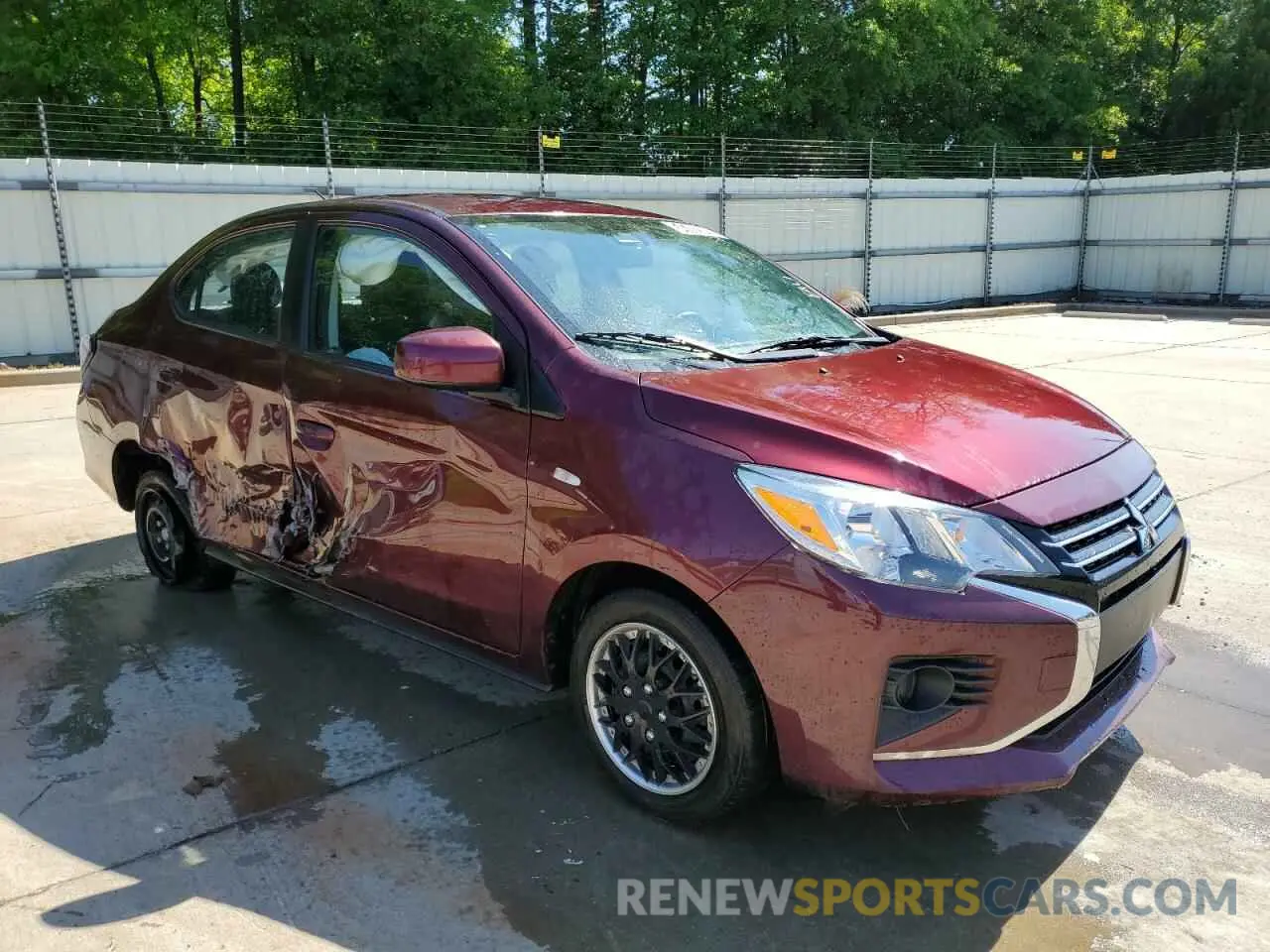 4 Photograph of a damaged car ML32FUFJ7RHF01065 MITSUBISHI MIRAGE 2024