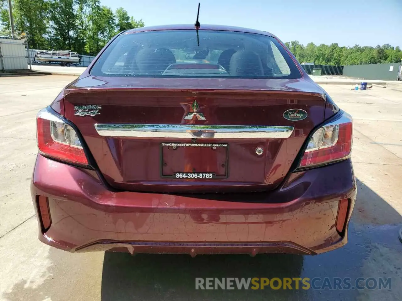 6 Photograph of a damaged car ML32FUFJ7RHF01065 MITSUBISHI MIRAGE 2024
