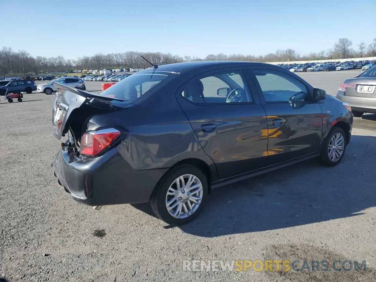 3 Photograph of a damaged car ML32FUFJ7RHF11031 MITSUBISHI MIRAGE 2024