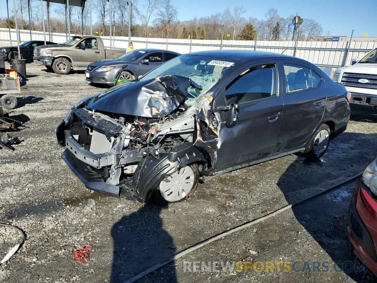 1 Photograph of a damaged car ML32FUFJ7RHF11319 MITSUBISHI MIRAGE 2024