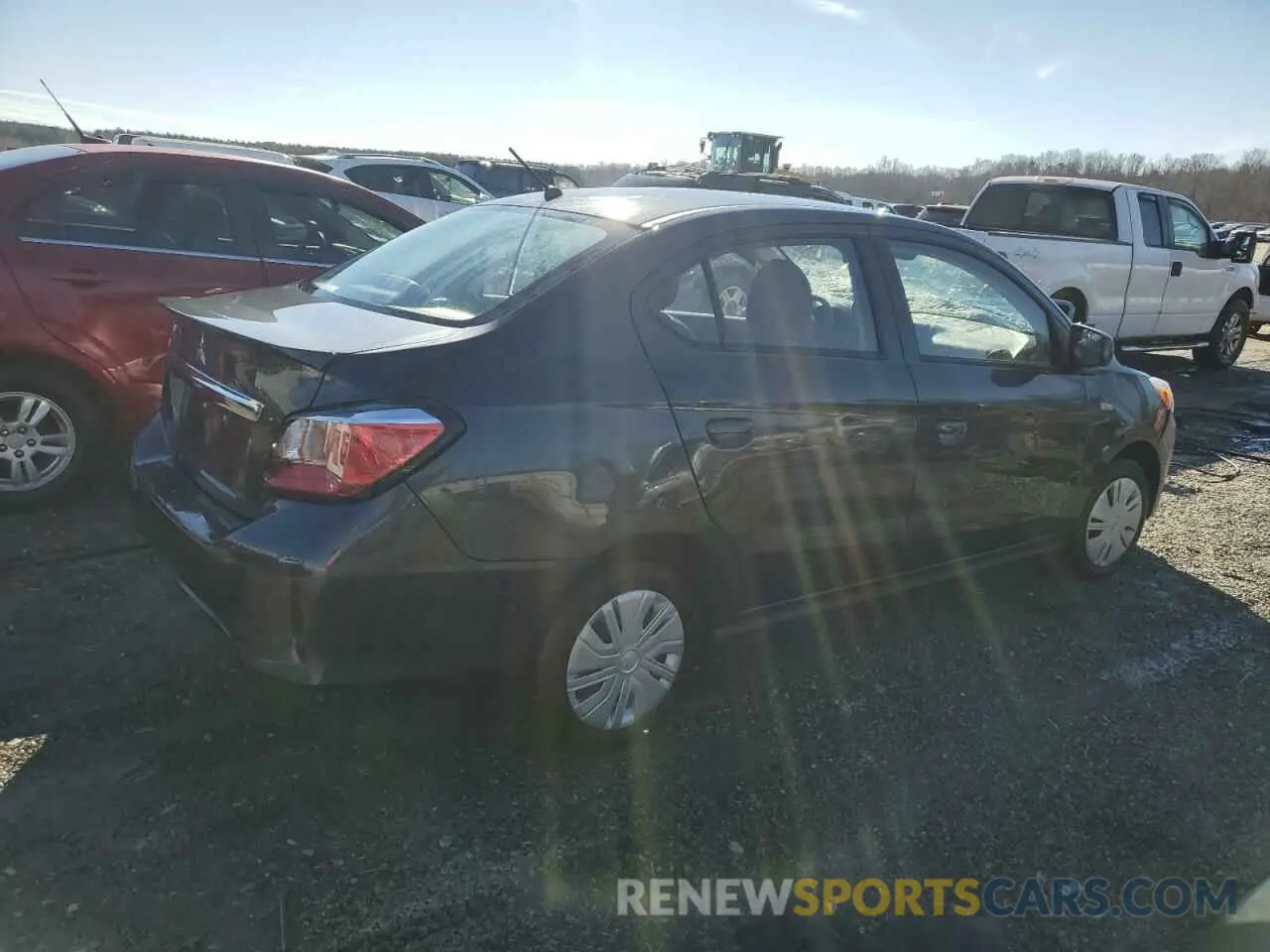 3 Photograph of a damaged car ML32FUFJ7RHF11319 MITSUBISHI MIRAGE 2024