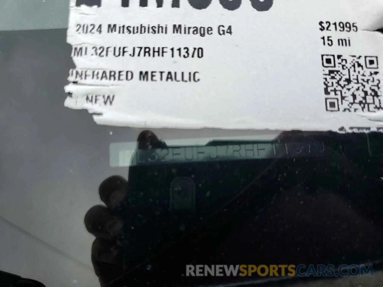 12 Photograph of a damaged car ML32FUFJ7RHF11370 MITSUBISHI MIRAGE 2024