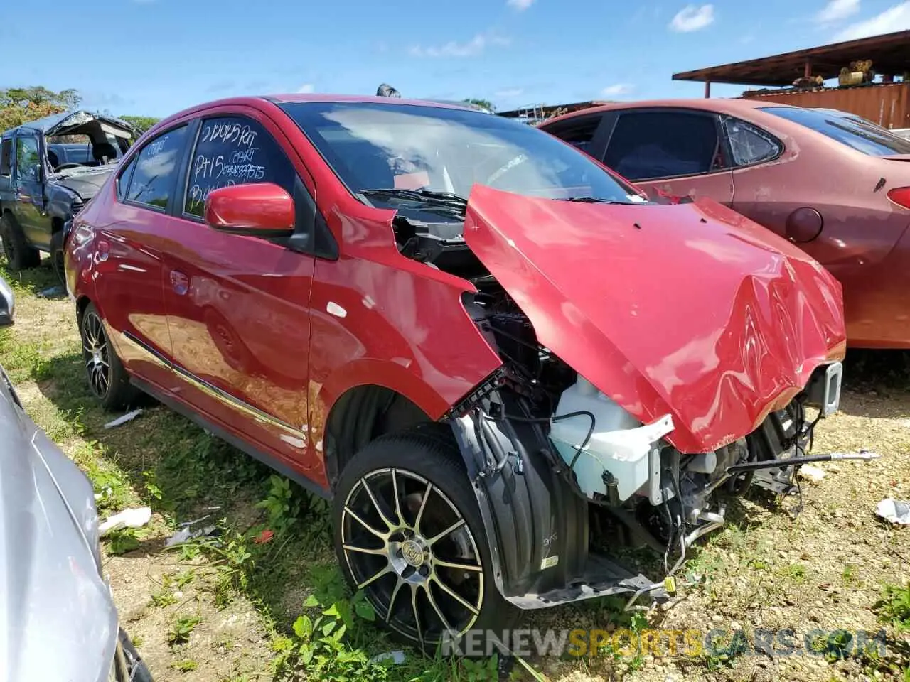 4 Photograph of a damaged car ML32FUFJ7RHF11370 MITSUBISHI MIRAGE 2024
