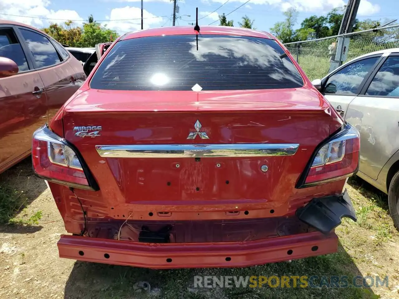 6 Photograph of a damaged car ML32FUFJ7RHF11370 MITSUBISHI MIRAGE 2024