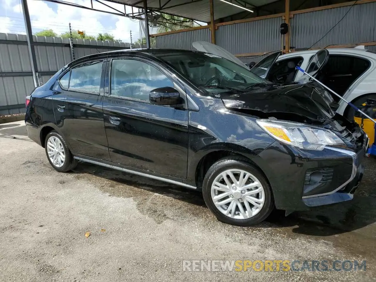 4 Photograph of a damaged car ML32FUFJ7RHF12745 MITSUBISHI MIRAGE 2024