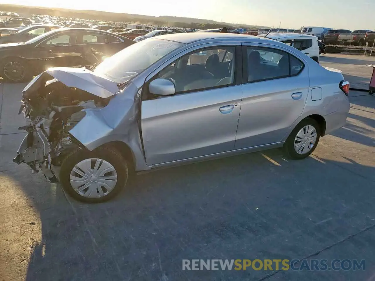 1 Photograph of a damaged car ML32FUFJ7RHF17153 MITSUBISHI MIRAGE 2024