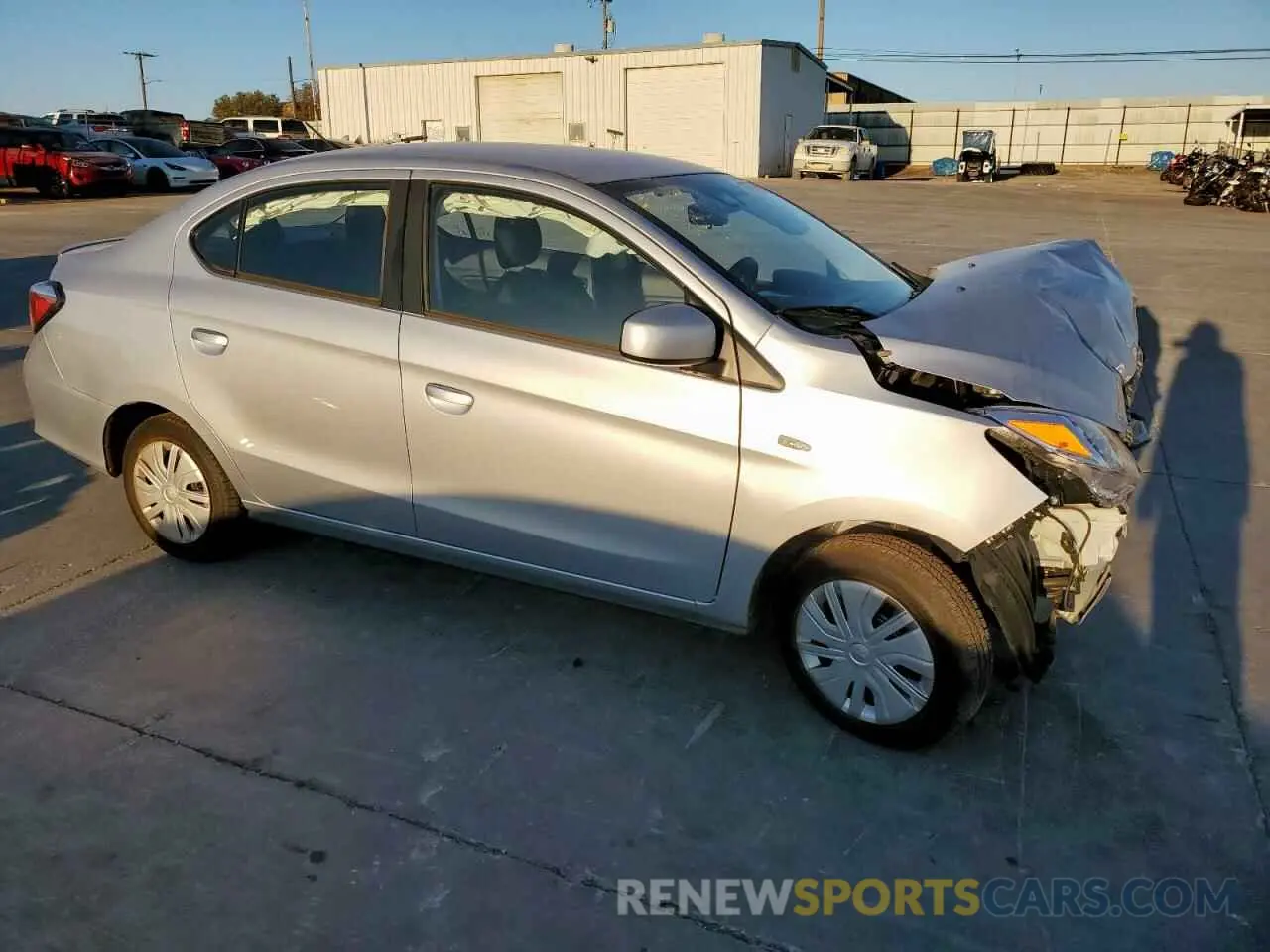 4 Photograph of a damaged car ML32FUFJ7RHF17153 MITSUBISHI MIRAGE 2024