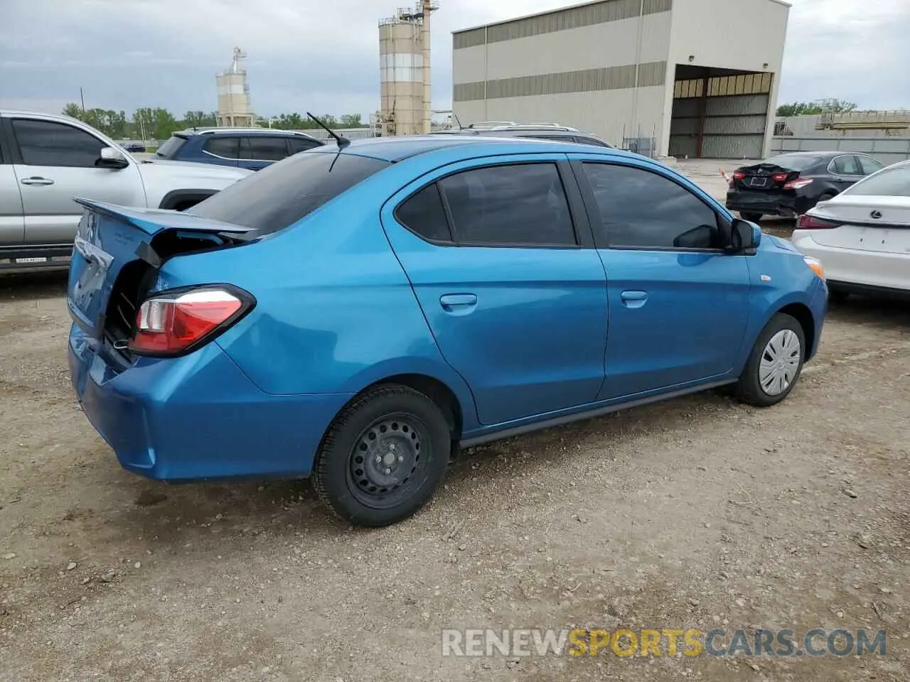 3 Photograph of a damaged car ML32FUFJ8RHF00880 MITSUBISHI MIRAGE 2024