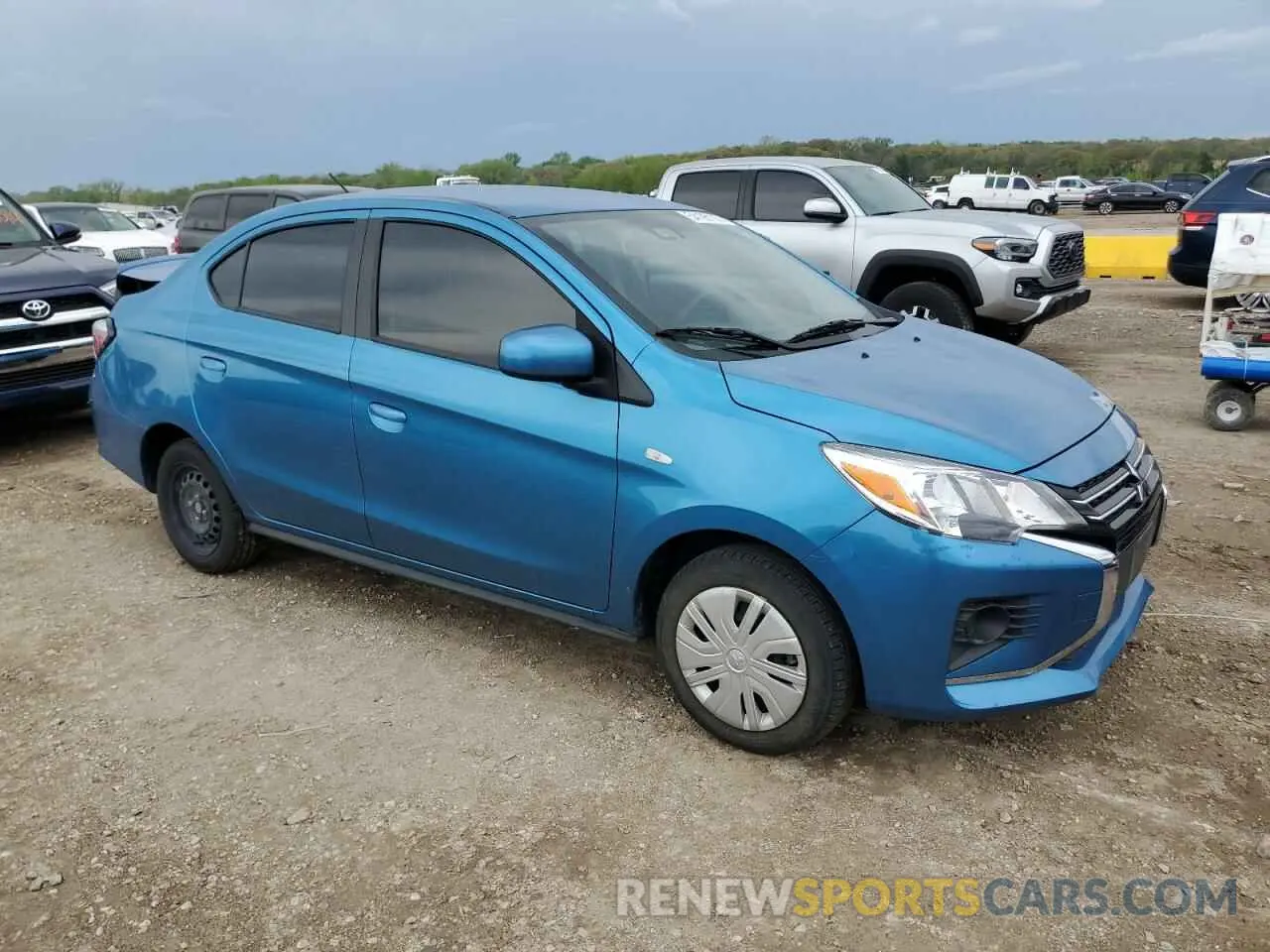 4 Photograph of a damaged car ML32FUFJ8RHF00880 MITSUBISHI MIRAGE 2024