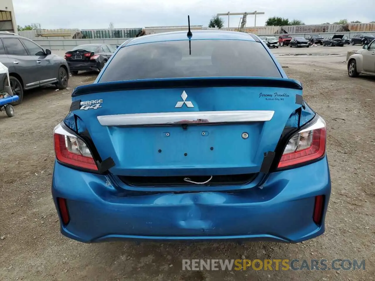 6 Photograph of a damaged car ML32FUFJ8RHF00880 MITSUBISHI MIRAGE 2024