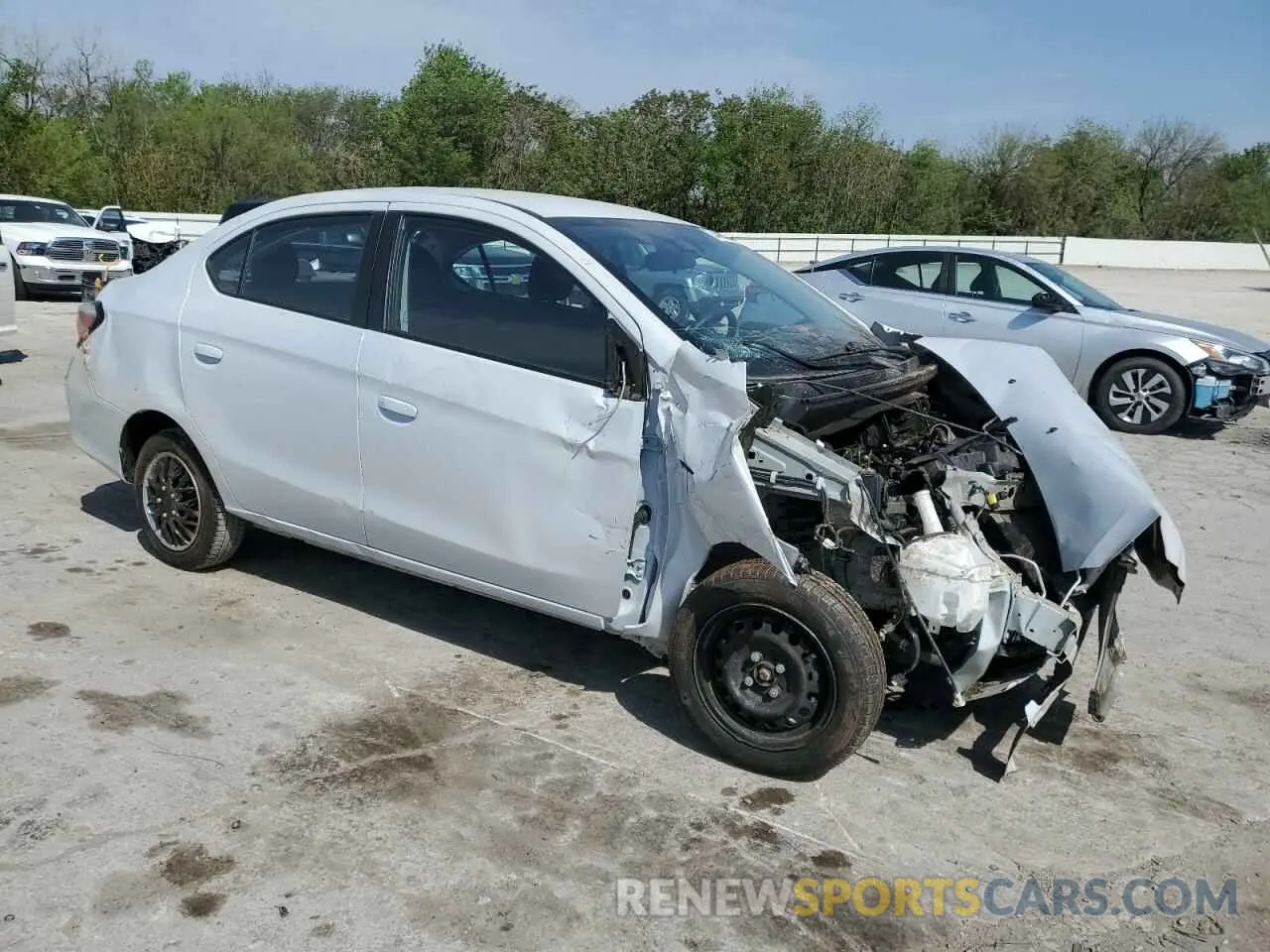 4 Photograph of a damaged car ML32FUFJ8RHF03407 MITSUBISHI MIRAGE 2024