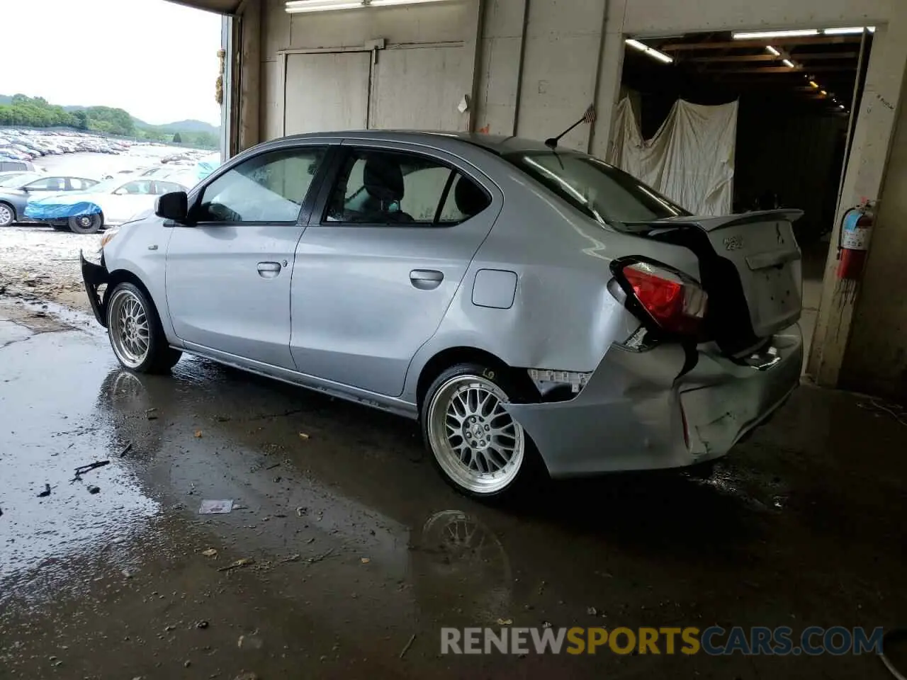 2 Photograph of a damaged car ML32FUFJ8RHF04136 MITSUBISHI MIRAGE 2024