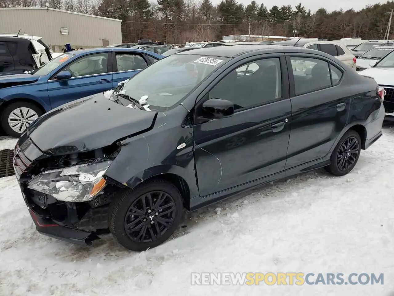 1 Photograph of a damaged car ML32FUFJ8RHF11877 MITSUBISHI MIRAGE 2024