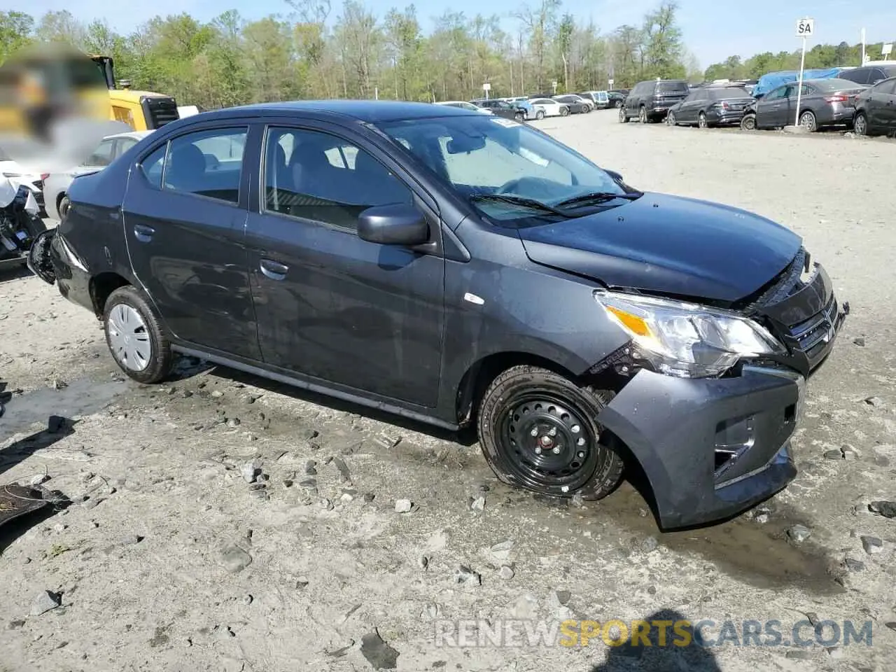4 Photograph of a damaged car ML32FUFJ8RHF17307 MITSUBISHI MIRAGE 2024