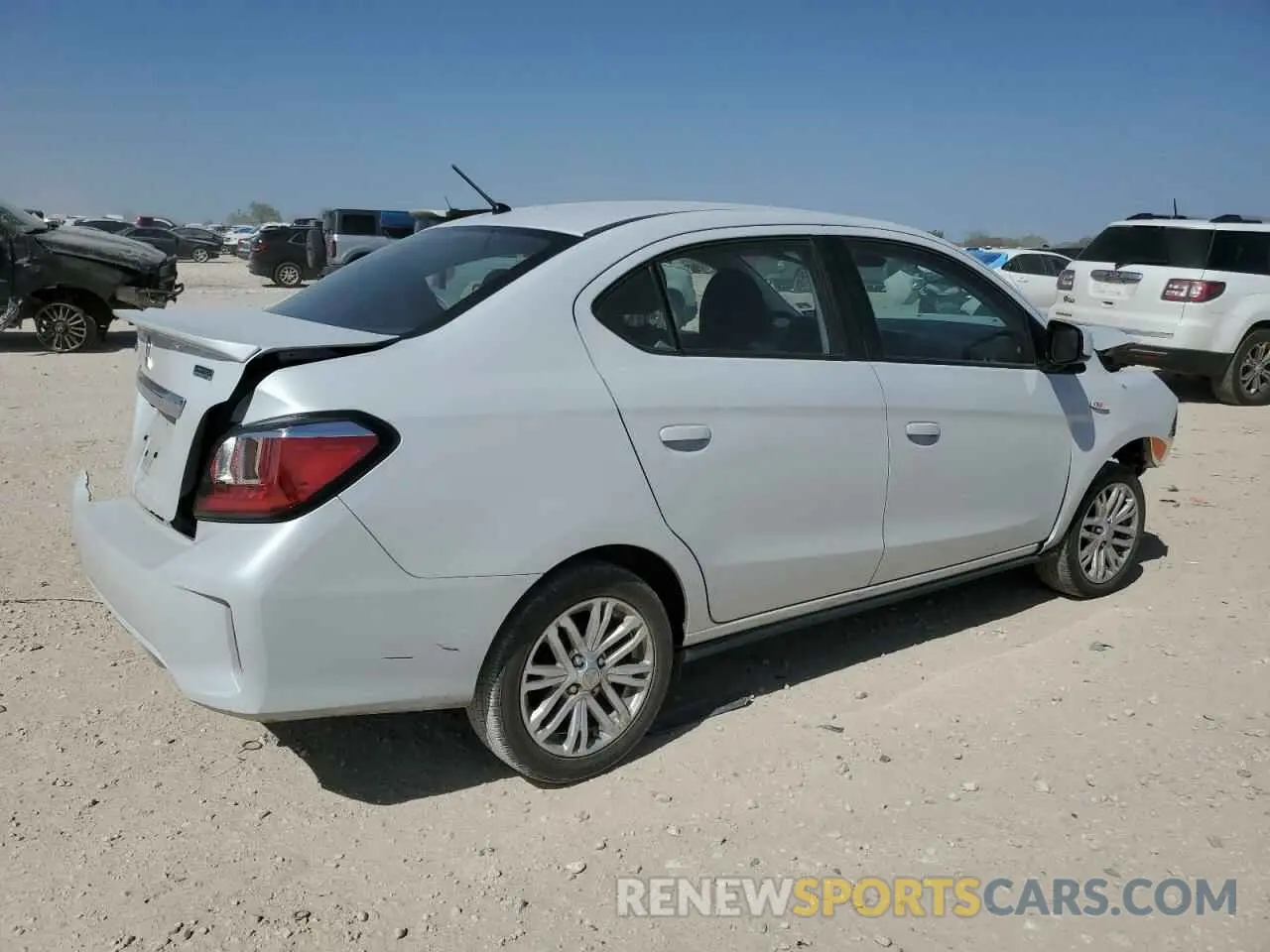 3 Photograph of a damaged car ML32FUFJ9RHF01259 MITSUBISHI MIRAGE 2024