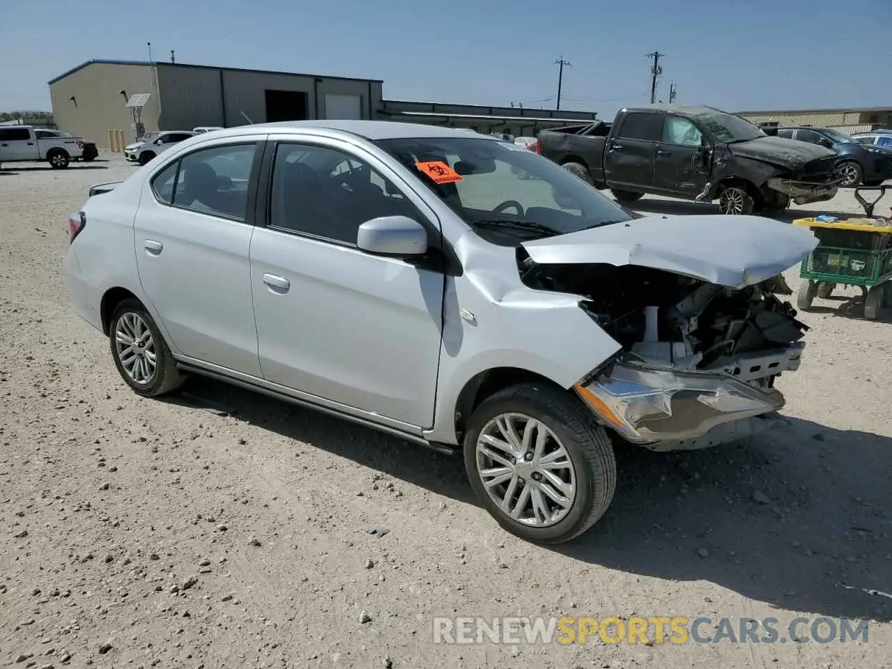 4 Photograph of a damaged car ML32FUFJ9RHF01259 MITSUBISHI MIRAGE 2024