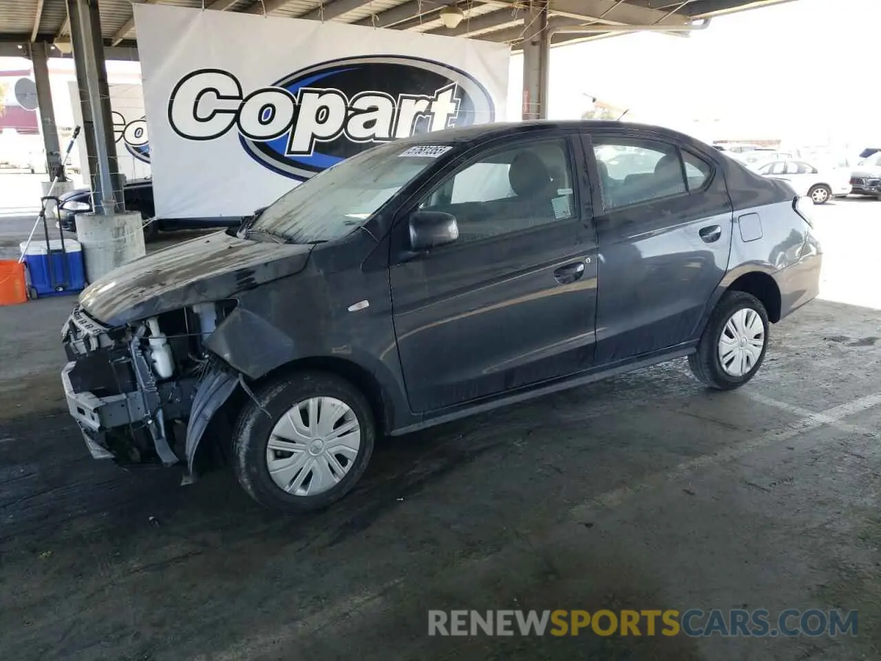 1 Photograph of a damaged car ML32FUFJ9RHF01357 MITSUBISHI MIRAGE 2024