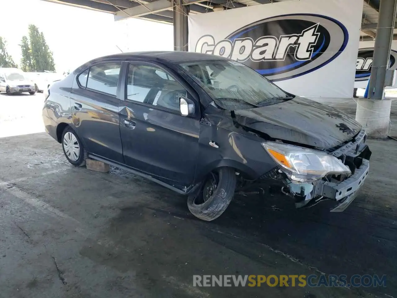 4 Photograph of a damaged car ML32FUFJ9RHF01357 MITSUBISHI MIRAGE 2024