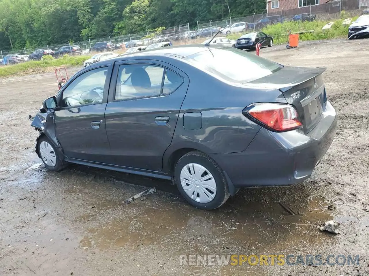 2 Photograph of a damaged car ML32FUFJ9RHF02136 MITSUBISHI MIRAGE 2024