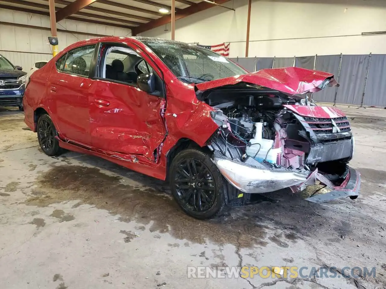 4 Photograph of a damaged car ML32FUFJ9RHF05652 MITSUBISHI MIRAGE 2024