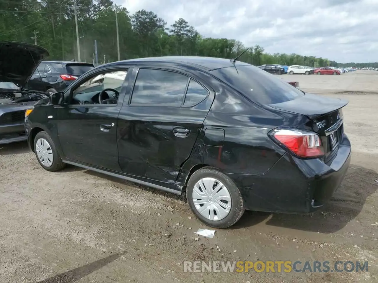 2 Photograph of a damaged car ML32FUFJ9RHF17557 MITSUBISHI MIRAGE 2024