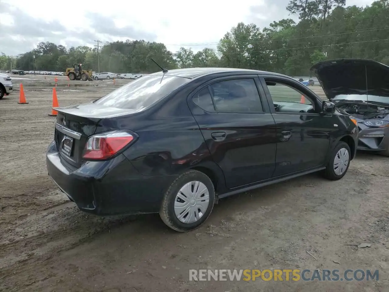 3 Photograph of a damaged car ML32FUFJ9RHF17557 MITSUBISHI MIRAGE 2024