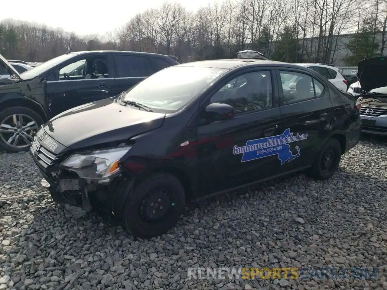 1 Photograph of a damaged car ML32FUFJXRHF01111 MITSUBISHI MIRAGE 2024