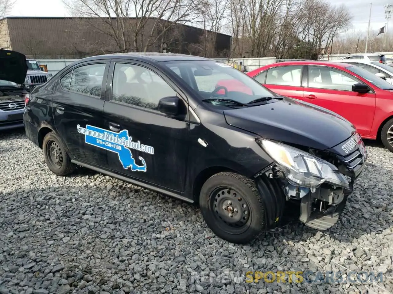 4 Photograph of a damaged car ML32FUFJXRHF01111 MITSUBISHI MIRAGE 2024