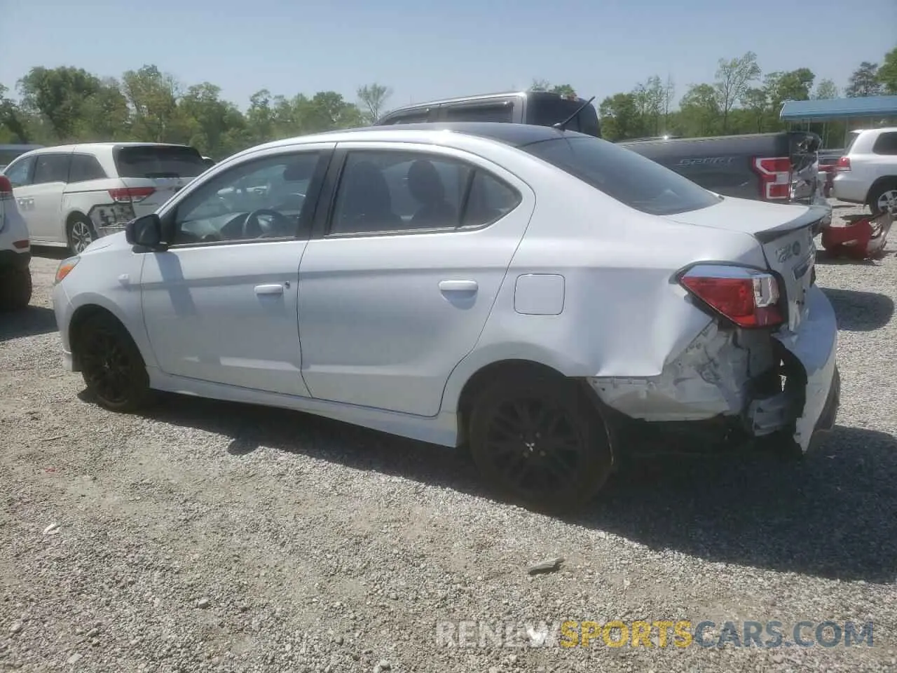 2 Photograph of a damaged car ML32FUFJXRHF03568 MITSUBISHI MIRAGE 2024
