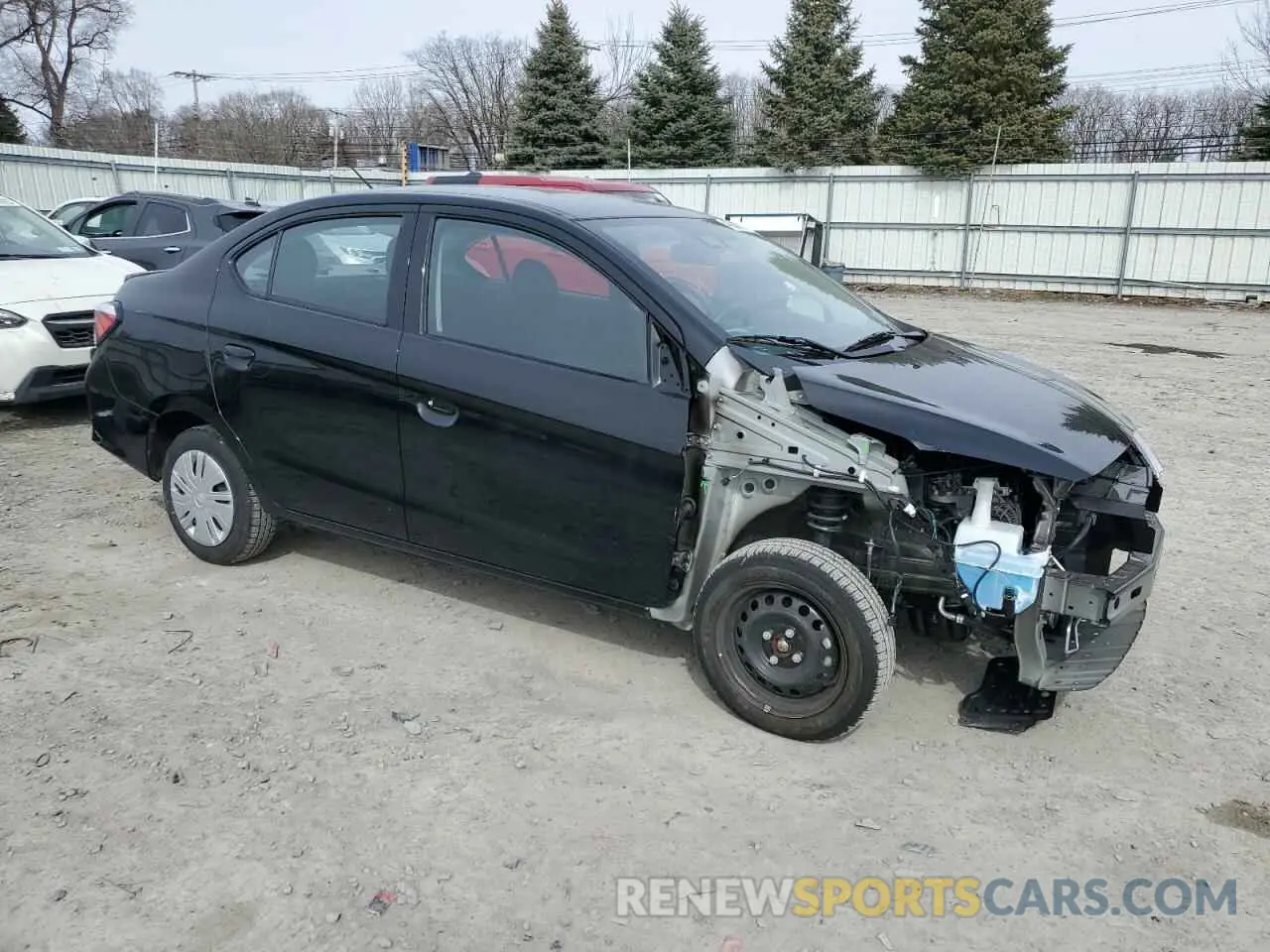 4 Photograph of a damaged car ML32FUFJXRHF10133 MITSUBISHI MIRAGE 2024