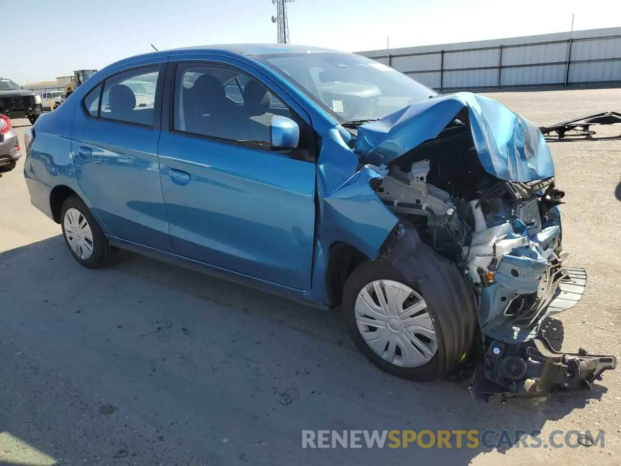 4 Photograph of a damaged car ML32FUFJXRHF12996 MITSUBISHI MIRAGE 2024