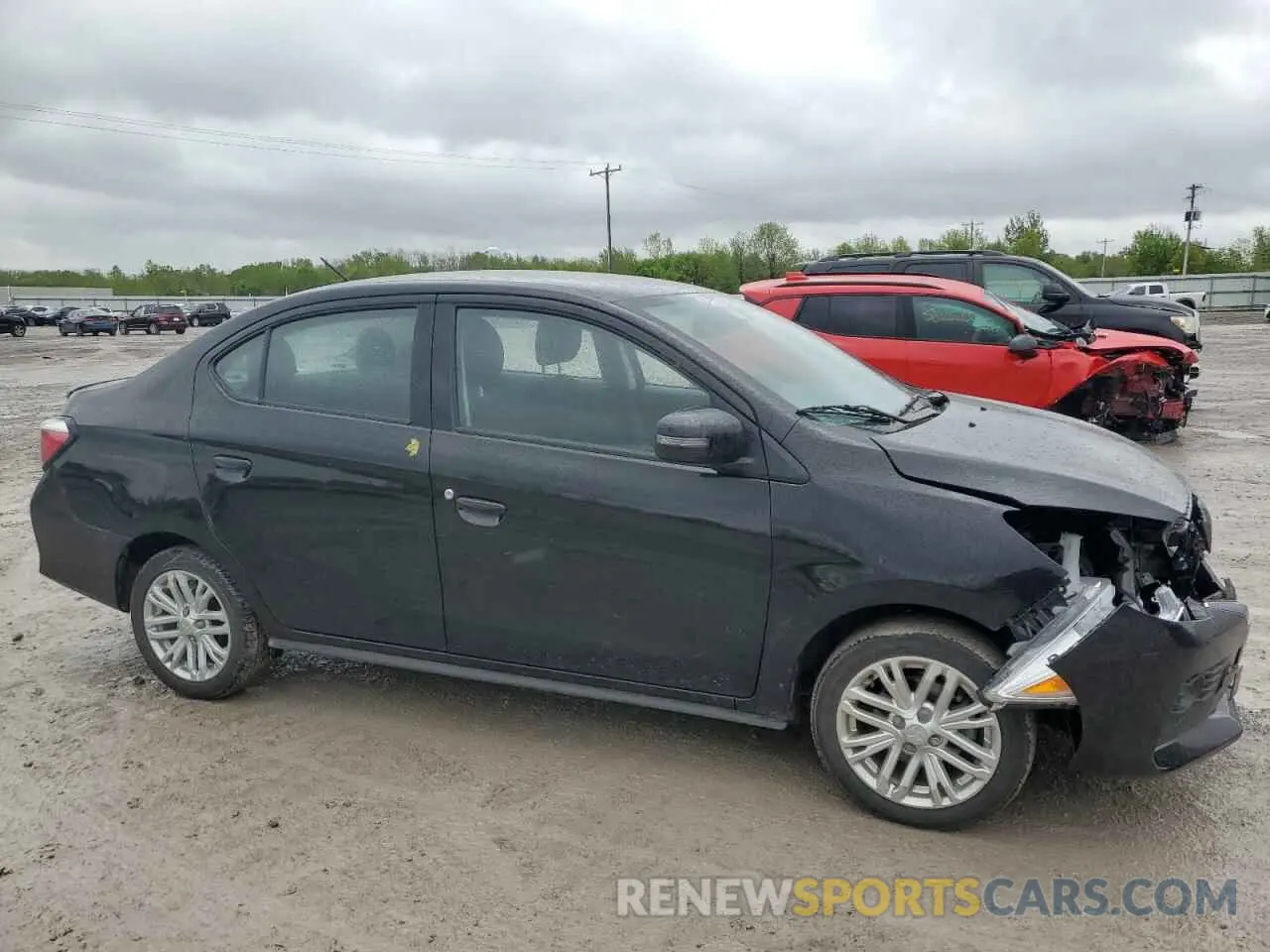 4 Photograph of a damaged car ML32FVFJ9RHF05639 MITSUBISHI MIRAGE 2024