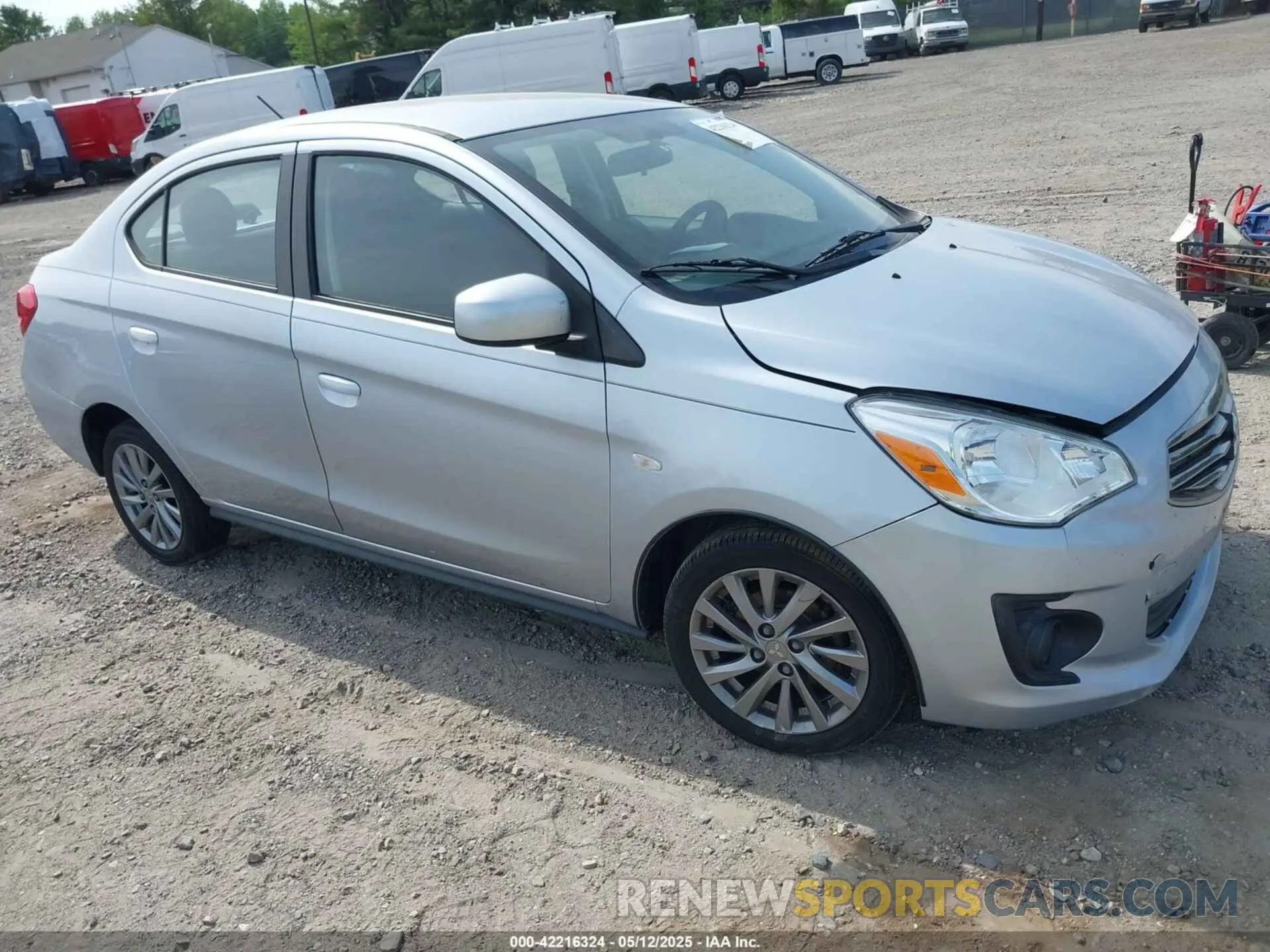 1 Photograph of a damaged car ML32F3FJ0KHF00792 MITSUBISHI MIRAGE G4 2019
