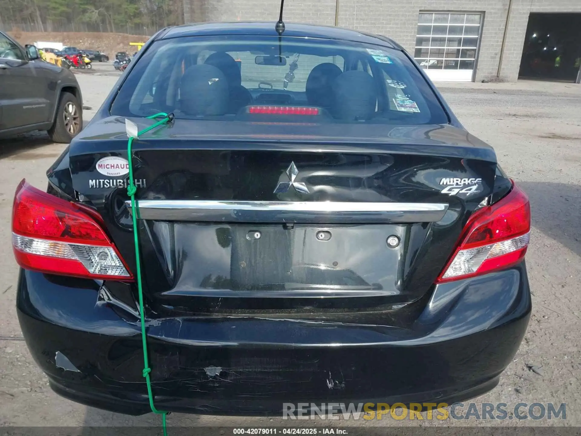 6 Photograph of a damaged car ML32F3FJ0KHF16538 MITSUBISHI MIRAGE G4 2019