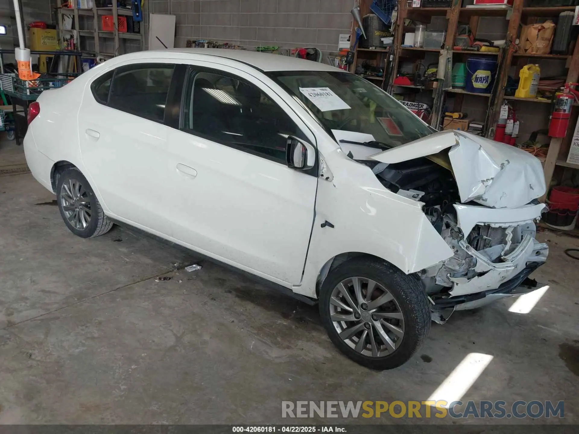 1 Photograph of a damaged car ML32F3FJ1KHF12997 MITSUBISHI MIRAGE G4 2019