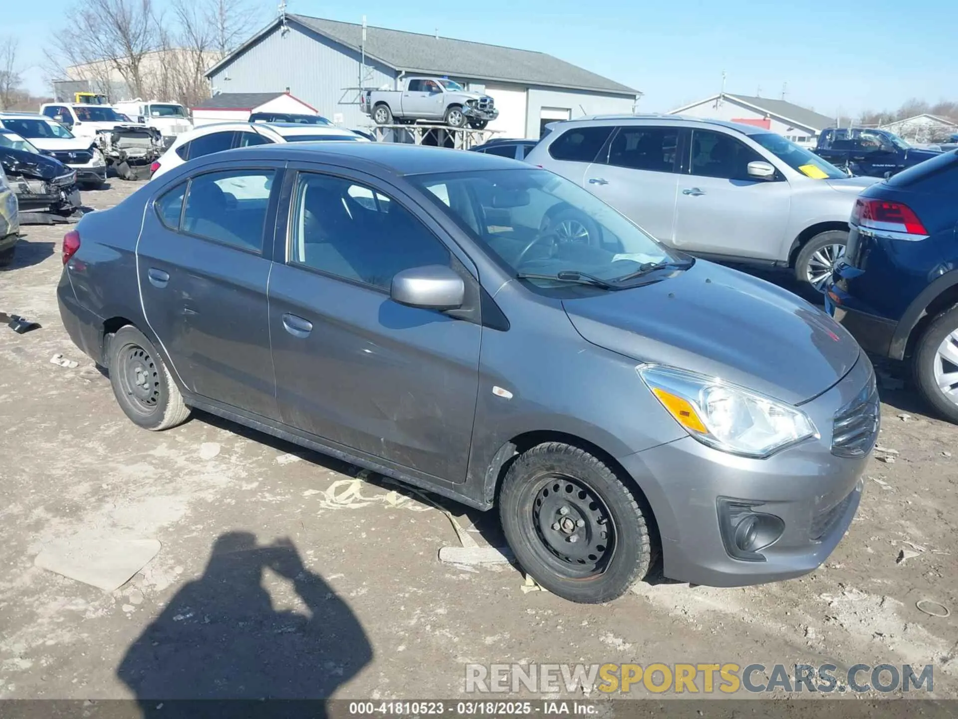 1 Photograph of a damaged car ML32F3FJ1KHF18248 MITSUBISHI MIRAGE G4 2019