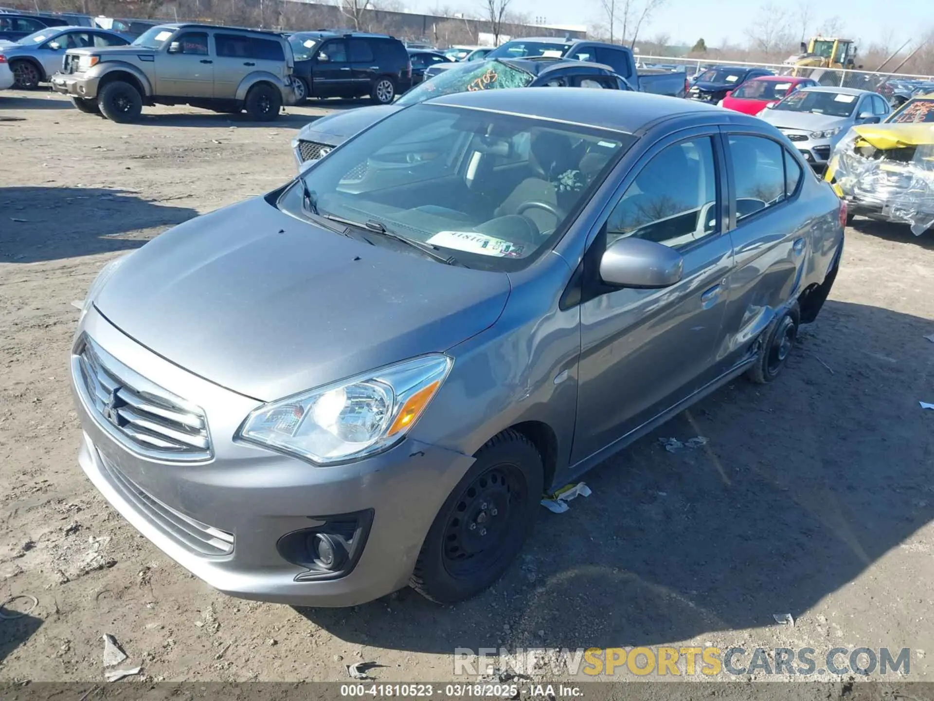 2 Photograph of a damaged car ML32F3FJ1KHF18248 MITSUBISHI MIRAGE G4 2019
