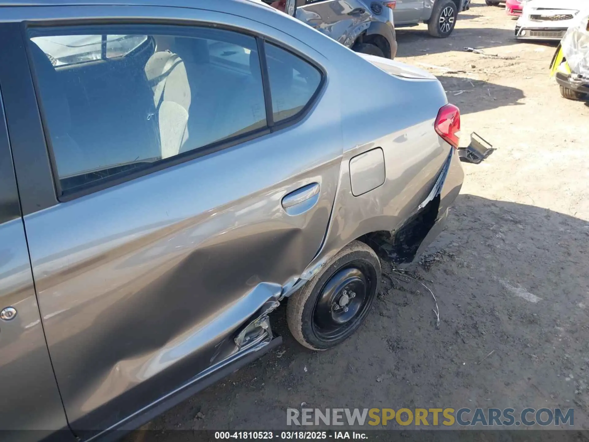 6 Photograph of a damaged car ML32F3FJ1KHF18248 MITSUBISHI MIRAGE G4 2019