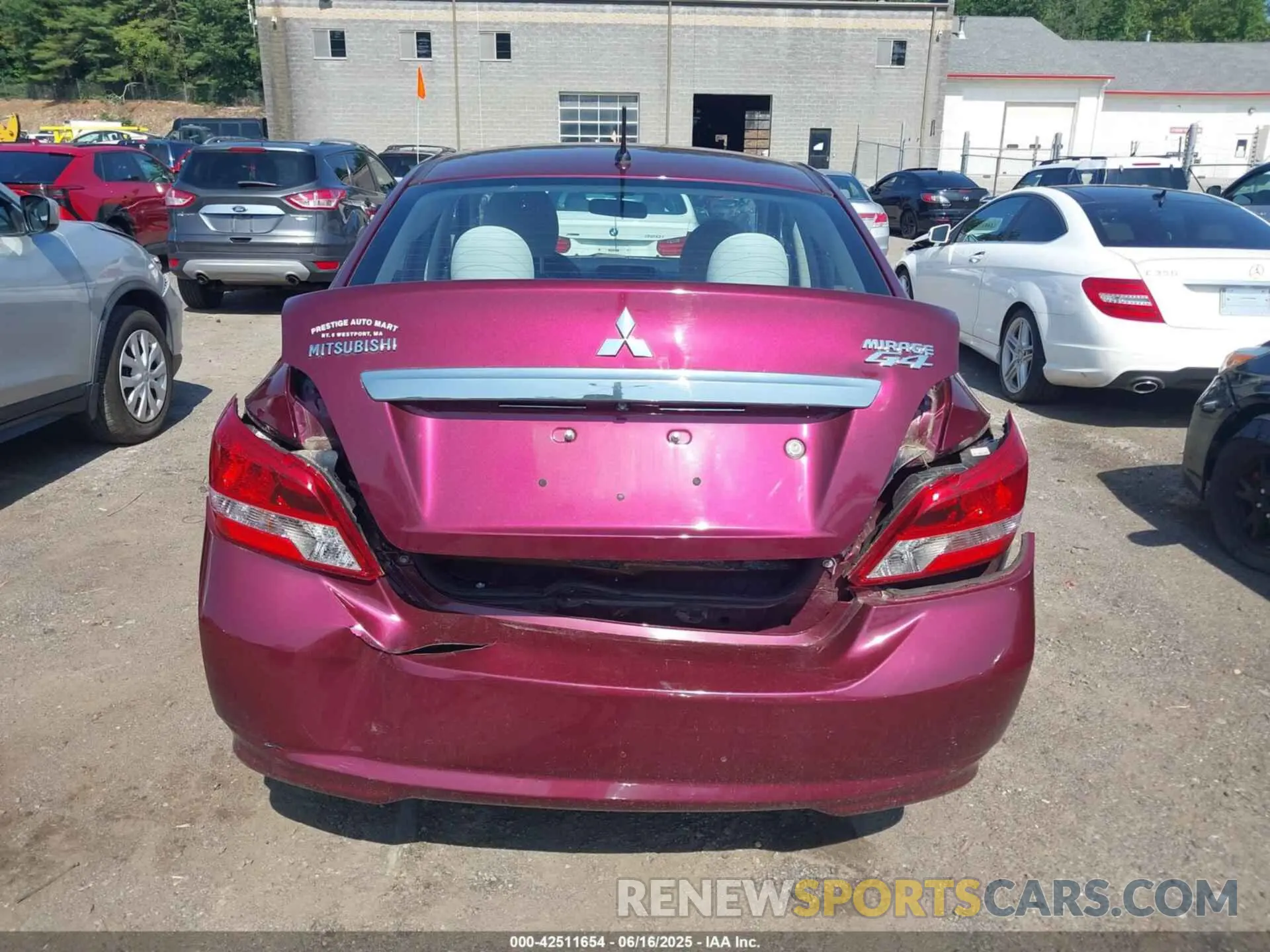 16 Photograph of a damaged car ML32F3FJ2KHF09705 MITSUBISHI MIRAGE G4 2019
