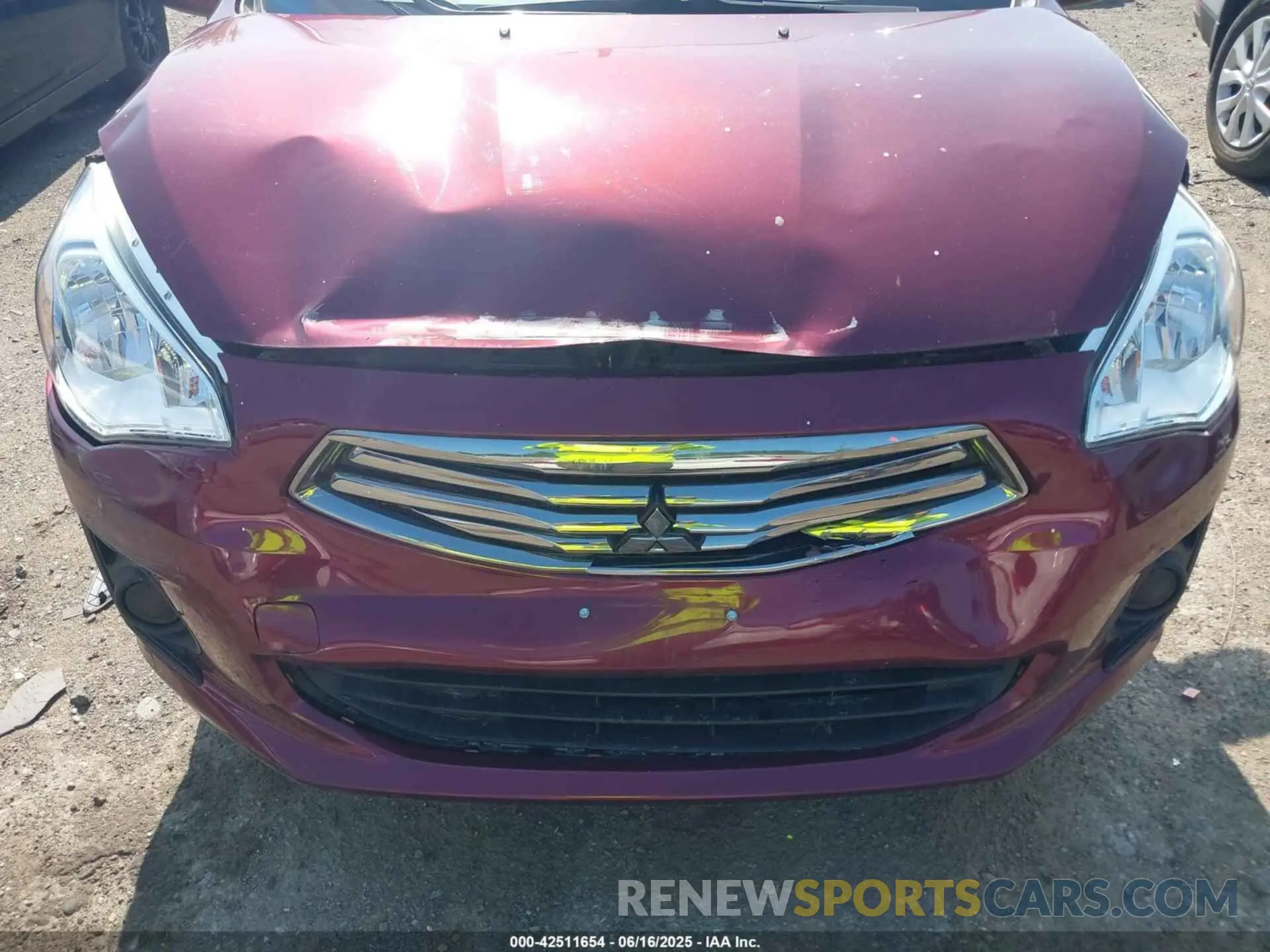 6 Photograph of a damaged car ML32F3FJ2KHF09705 MITSUBISHI MIRAGE G4 2019