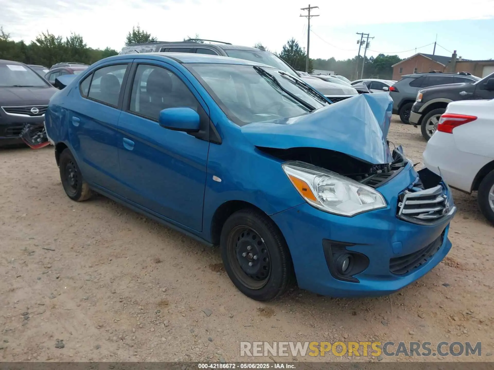 1 Photograph of a damaged car ML32F3FJ2KHF11406 MITSUBISHI MIRAGE G4 2019