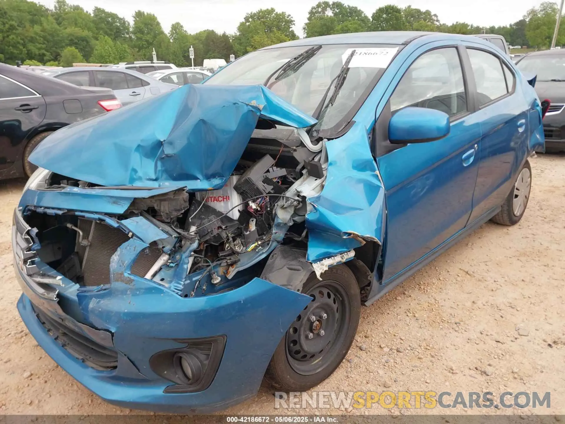 2 Photograph of a damaged car ML32F3FJ2KHF11406 MITSUBISHI MIRAGE G4 2019